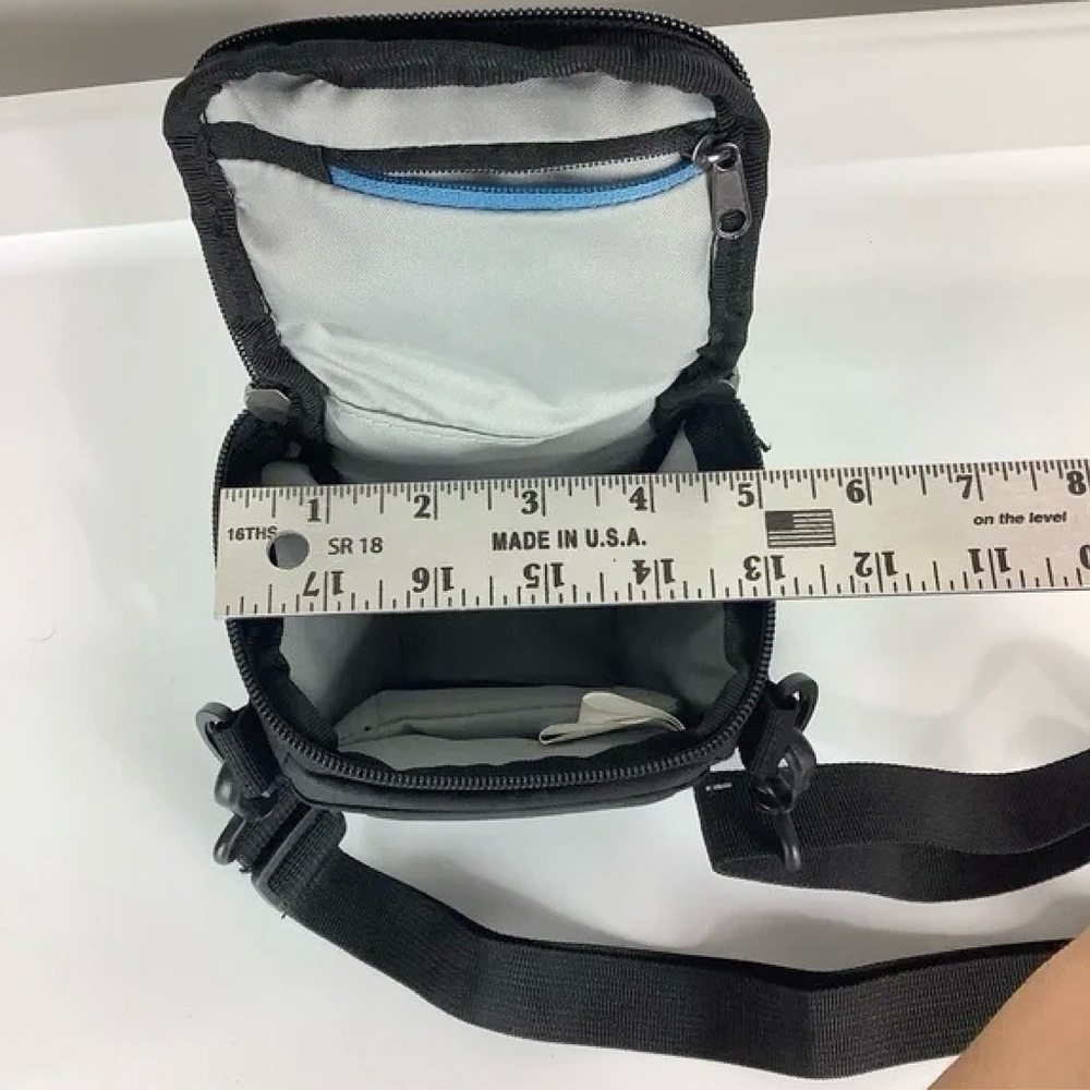 Small Padded Storage Bag 5x5x3" | Camera Case | Case Logic | Black | Crossbody - Picture 11 of 11